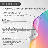 younikat 9 Mülleimer-Aufkleber zur Mülltrennung I Abfall Recycling I Sticker-Set rund I you_0025