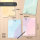 younikat Notizblock A6 - 4x Pastell bunt I Notizen kariert blanko liniert punktiert I Design rosa blau gelb mint I you0086