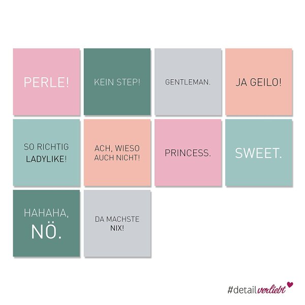 Magnete mit Spruch10x Kühlschrankmagnete 6 cm - frech lustig cool witzig Geschenkidee Jugendliche | dv255