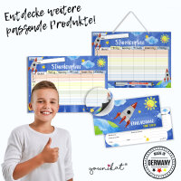 12er Set Weltall-Lesezeichen I 3 raketen-starke Motive I für Kinder Jungen I Einschulung Schulanfang Schultüte I dv254