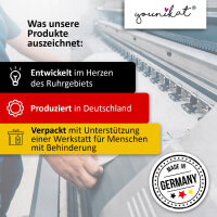 younikat Hasen weiß Frühling Fensterbild 12 Teile I statisch haftend I wiederverwendbar I Ostern I you_0036