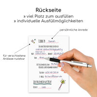 easydruck24de 15 Einhorn Einladungskarten I DIN A6 I Einladung Set Kinder-Geburtstag zur Einschulung zum Ausfüllen für Kinder Mädchen Motto-Party I I dv014