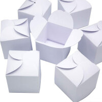 24 Geschenk-Boxen I weiße Do-it-Yourself Schachteln...