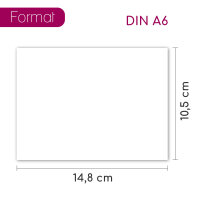 younikat A6 Postkarten Blanko 300g/qm - 1000 Blatt Papier...