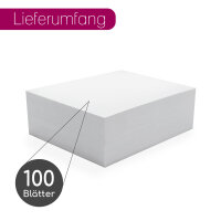 younikat A6 Postkarten Blanko 300g/qm - 1000 Blatt Papier unbedruckt - Karteikarten dicker Karton Fotokarton Bastelkarton malen basteln I dv355