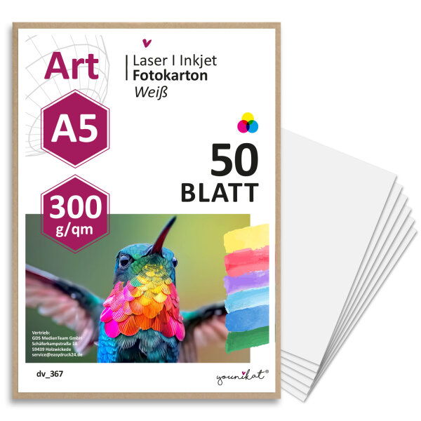 100er Set blanko Bastelkarton DIN A5 - DIY I Zum Selbstgestalten Basteln Malen Beschreiben I Scrapbook-ing, XL Postkarte, Einladungskarte falten I dv367