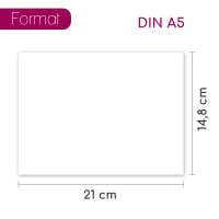 100er Set blanko Bastelkarton DIN A5 - DIY I Zum...