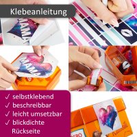 younikat Grabschmuck wetterfest aus Acryl 12 cm I Grabdekoration mit Spruch I Grabstecker Herz I Grab Deko - Opa, wir vermissen dich I you0268