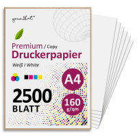 younikat Druckerpapier A4 160g/m² 2500 Blatt...