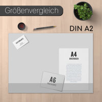 easydruck24de Schreibtischunterlage mit Wolken-Motiv und Kantenschutz I DIN A2 (59,4 x 42 cm) I 40 Blatt I aus Papier zum Abreißen I Unterlage für Büro und Zuhause I dv602