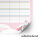 Einhorn-Stundenplan mit selbstklebender Rückseite in rosa I DIN A4 I dv_516