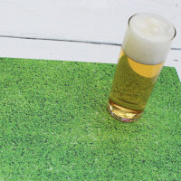 100 Papier-Tischsets Rasen I dv331 I DIN A3 I Platzsets Platzdecken Tisch-Unterlage aus Papier modern Einweg Natur Fußball Fan-Artikel