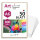 younikat A6 Postkarten Blanko 300g/qm - 50 Blatt Papier unbedruckt - Karteikarten dicker Karton Fotokarton Bastelkarton malen basteln I dv337