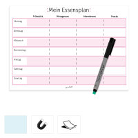 Mein Essensplan I dv356 I DIN A4 I Whiteboard I