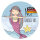 younikat Mauspad mit Meerjungfrau Nö. Einfach Nö. I rund Ø 22 cm I Mousepad mit Spruch in Standard-Größe, rutschfest wasserabweisend I für Mädchen Teenager Kinder I dv422