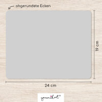 Mauspad mit Motiv – weiß rechteckig – 24 x 19 cm abwischbare Oberfläche I dv_509