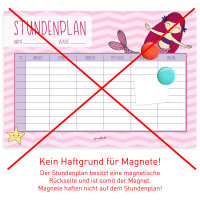 Meerjungfrau Stundenplan I magnetisch