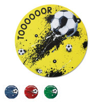 Mauspad im Fußball-Design I Ø 22 cm rund
