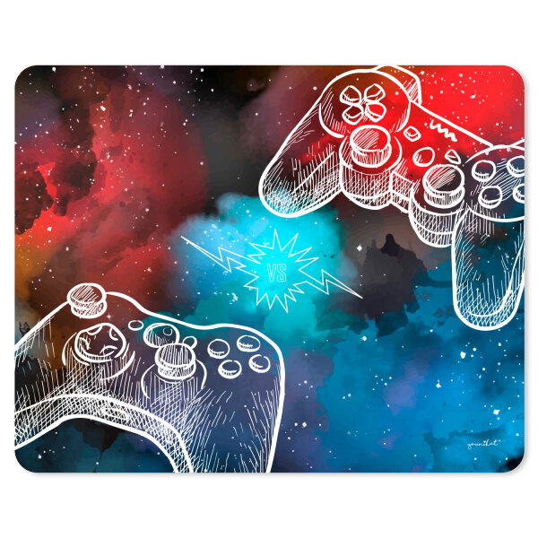 Gaming Mauspad I 19 x 24 cm I Mousepad rutschfest I Gamer, Jungs, Teenager, cool I dv696