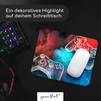 Gaming Mauspad I 19 x 24 cm I Mousepad rutschfest I Gamer, Jungs, Teenager, cool I dv696