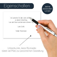 12er-Postkarten Set | Dots | DIN A6 | Geburtstagskarte | ohne Linien | dv_1041