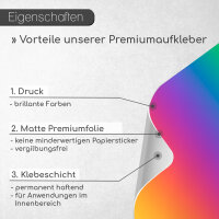 Adventskalender Aufkleber Set - Sticker mit Rechenaufgaben kleines 1x1 - dv_1155