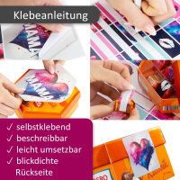 younikat Aufkleber-Set passend für Küsschen Pralinen - Danke Beste Mama Muttertag I dv_1190