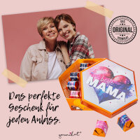 younikat Aufkleber-Set passend für Küsschen Pralinen - Danke Beste Mama Muttertag I dv_1190
