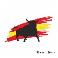 Stier Aufkleber Spanien-Design in verschiedenen...
