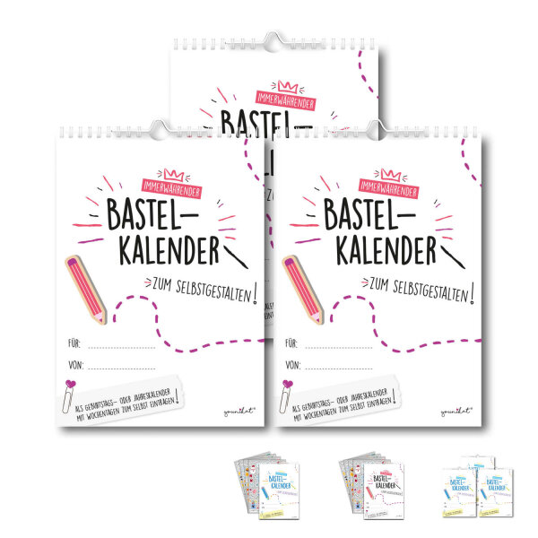 Bastelkalender neue Familie