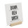 Aufstellschild Motiv Dann Geh Doch mit Holzsockel I Spruch I Kollegen | Abschiedsgeschenk-Idee | 15 x 15 cm I dv_1337