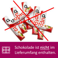 Aufkleber-Set Lieblingsmensch und Ich liebe dich passend für zwei Duplo Pralinen Packungen I rosa pink I dv_1367