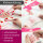 Aufkleber-Set Lieblingsmensch und Ich liebe dich passend für zwei Duplo Pralinen Packungen I rosa pink I dv_1367