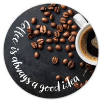 Mauspad Kaffee rund 22 cm