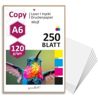 younikat DIN A6 Premium Kopierpapier I 120 g/m²...