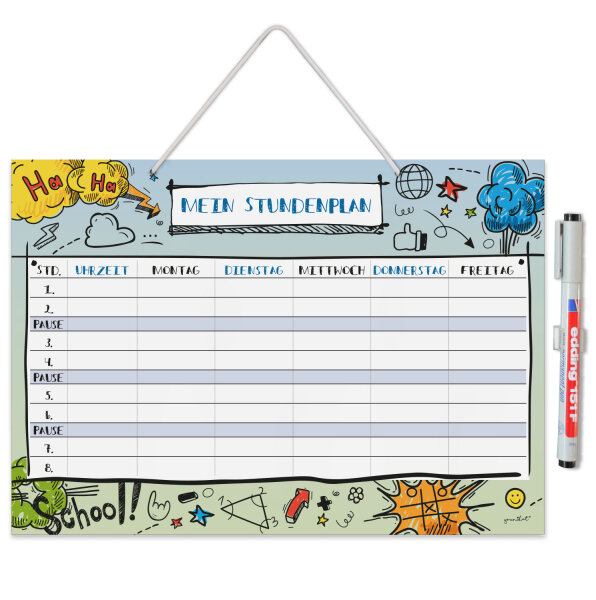 School_zum Aufhängen