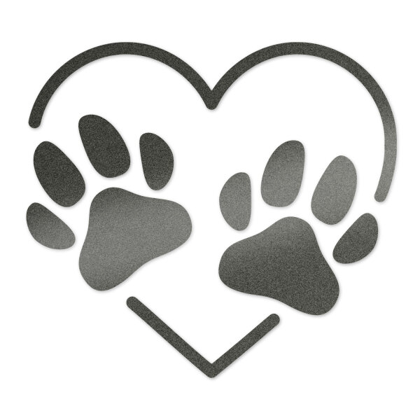 2 Pfoten Anthrazit 10cm