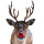 Rentier mit roter Nase