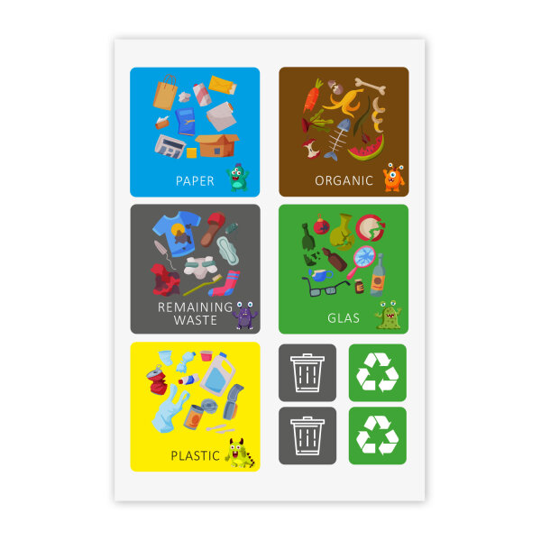 Symbole Monster 9cm -Englisch-